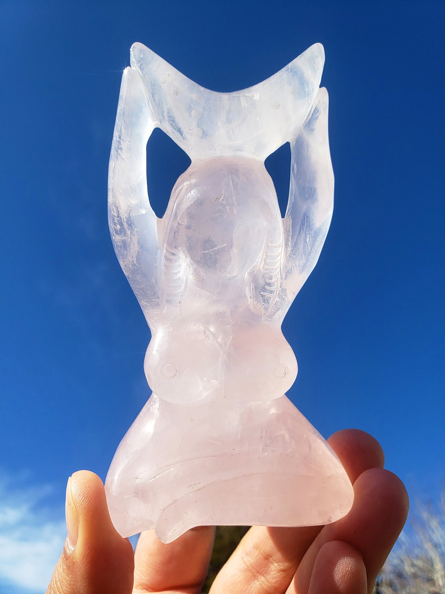 Rose Quartz Moon Goddess - Luna Love