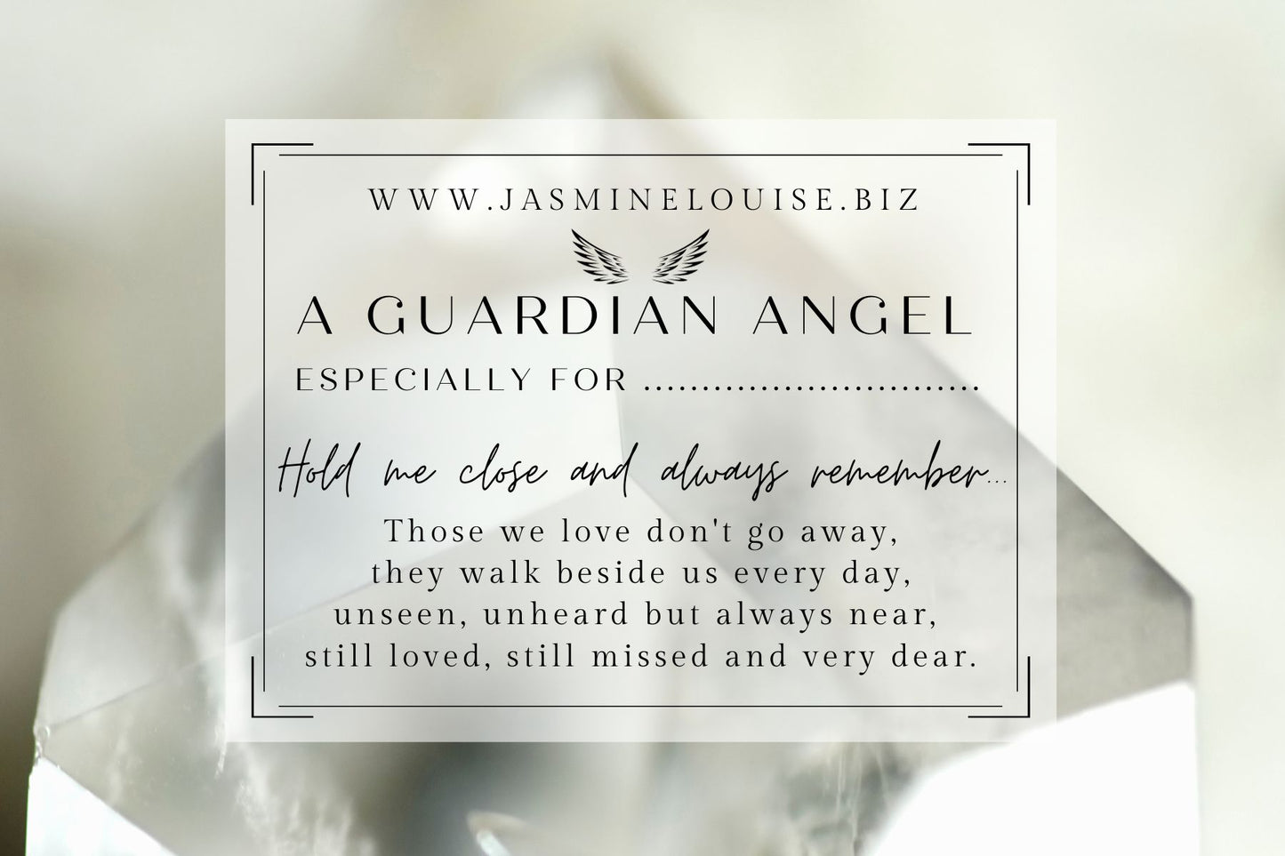 Guardian Angels - Personalised Remembrance Giftbox