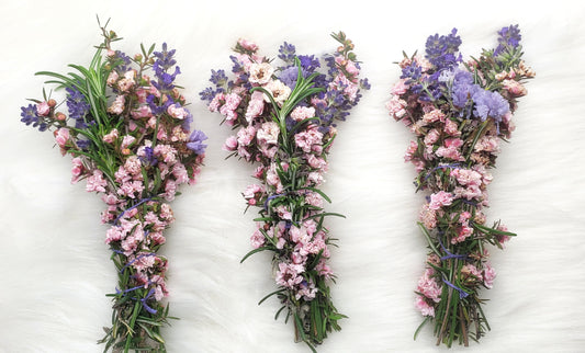 Floral Sage Smudge Wands - WITH FREEBIES!