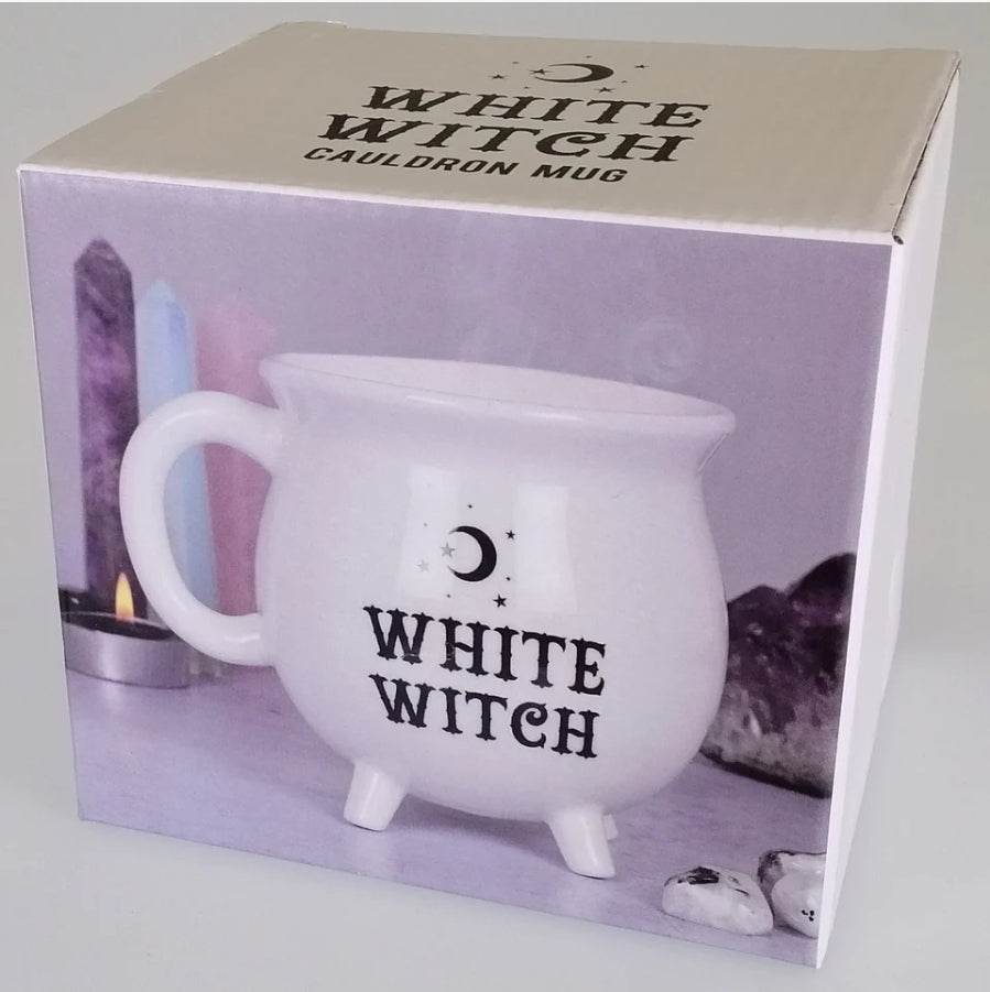 White Witch Couldron Mug