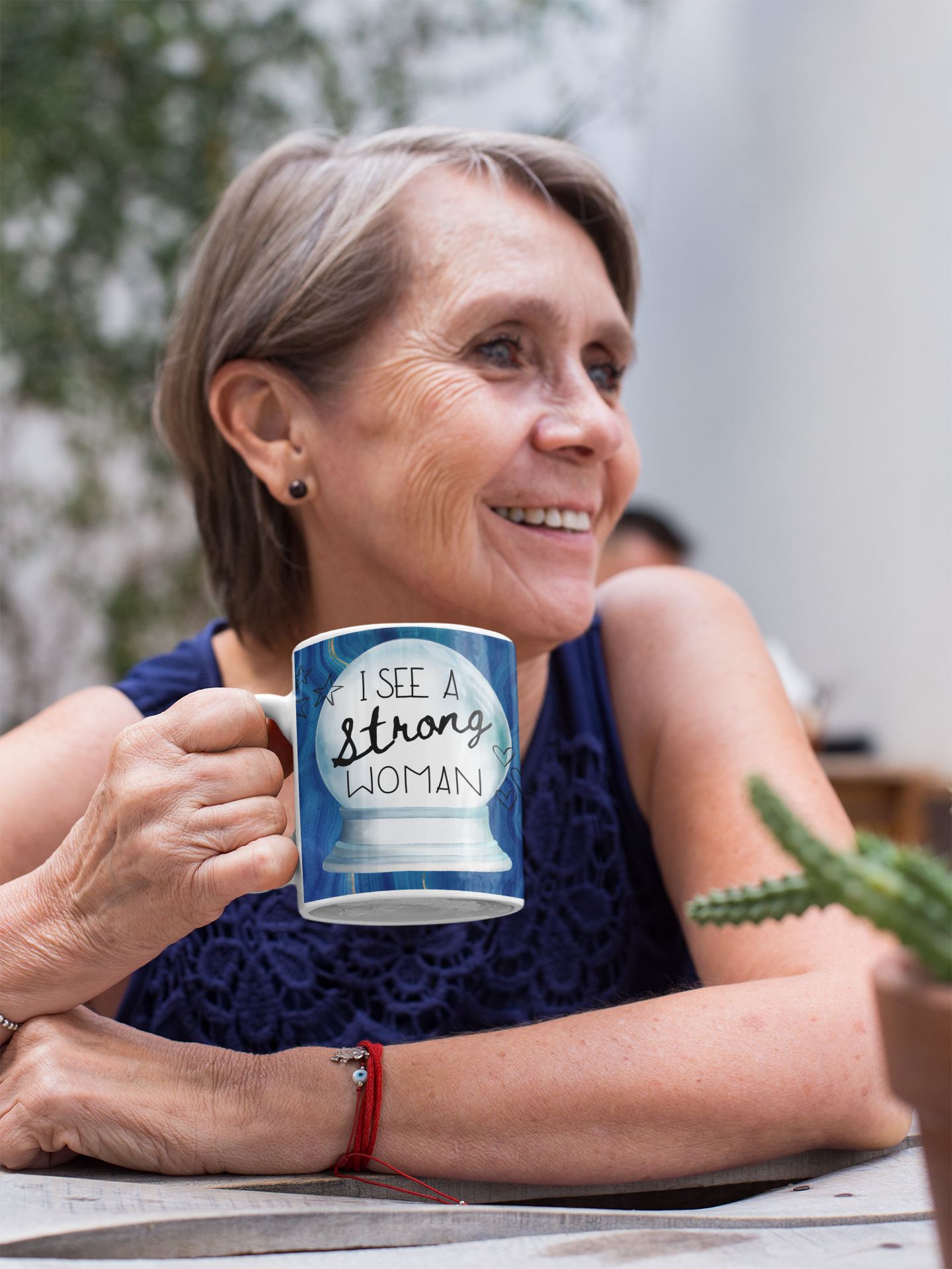 Crystal Ball Mug - Strong Woman