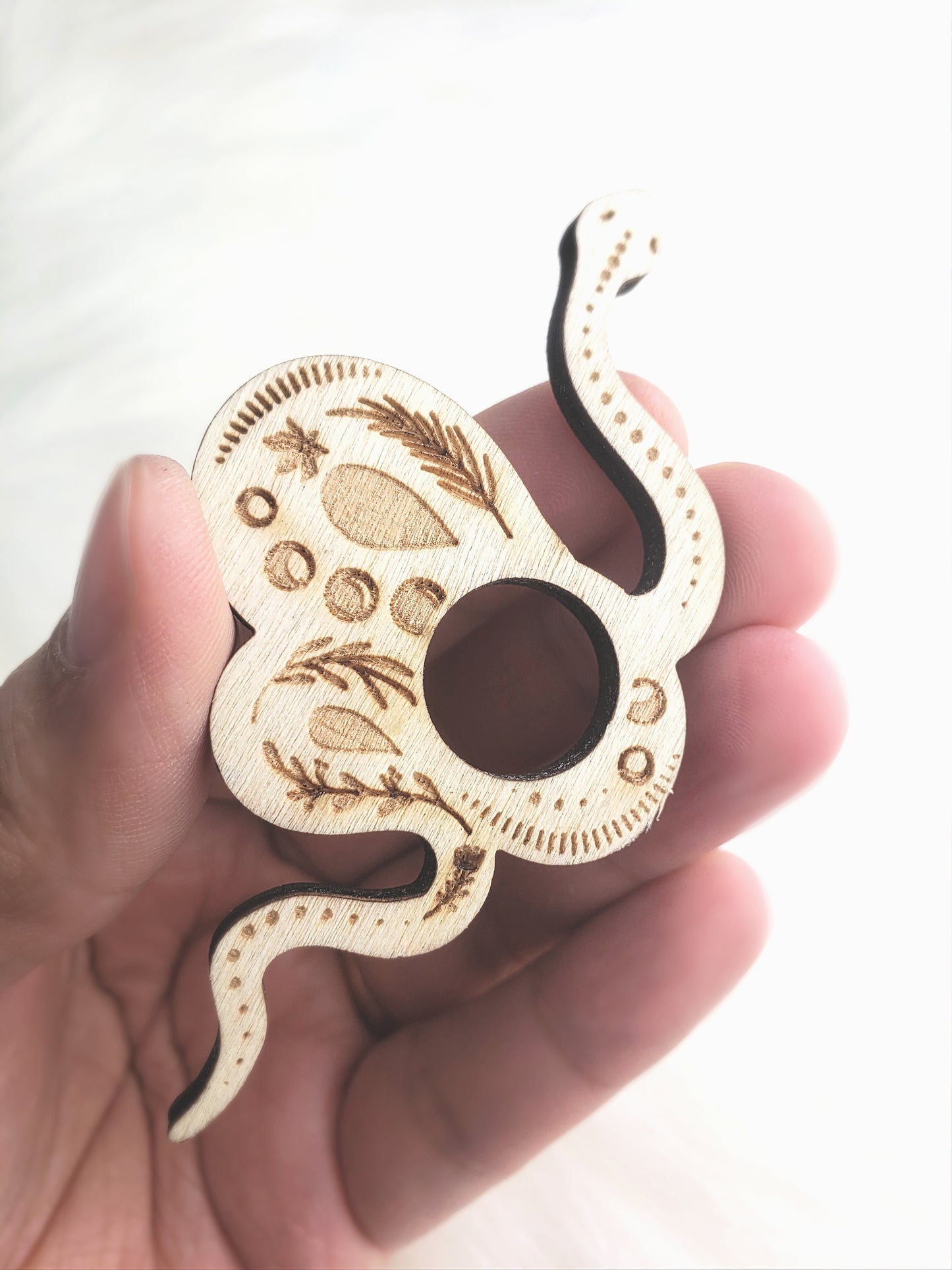 Mystic Snake design Sphere Holder