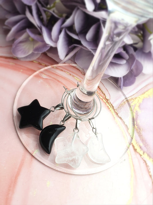 Bless Thy Night - Wine Glass Charms/Necklaces