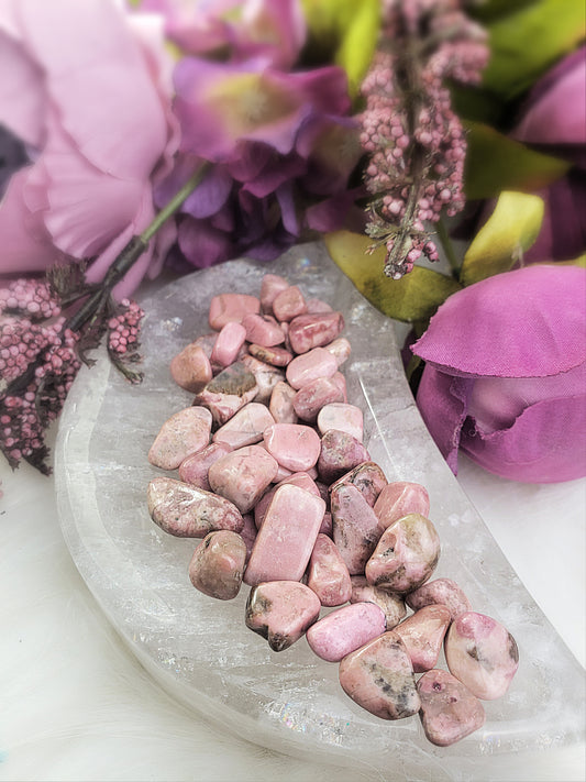 Pink Rhodonite Chips