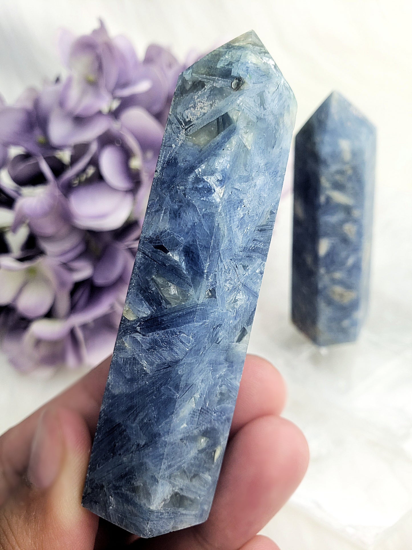 Blue Kyanite Points