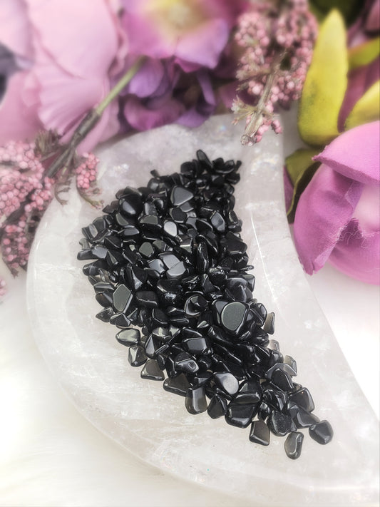 Black Obsidian Chips - Small