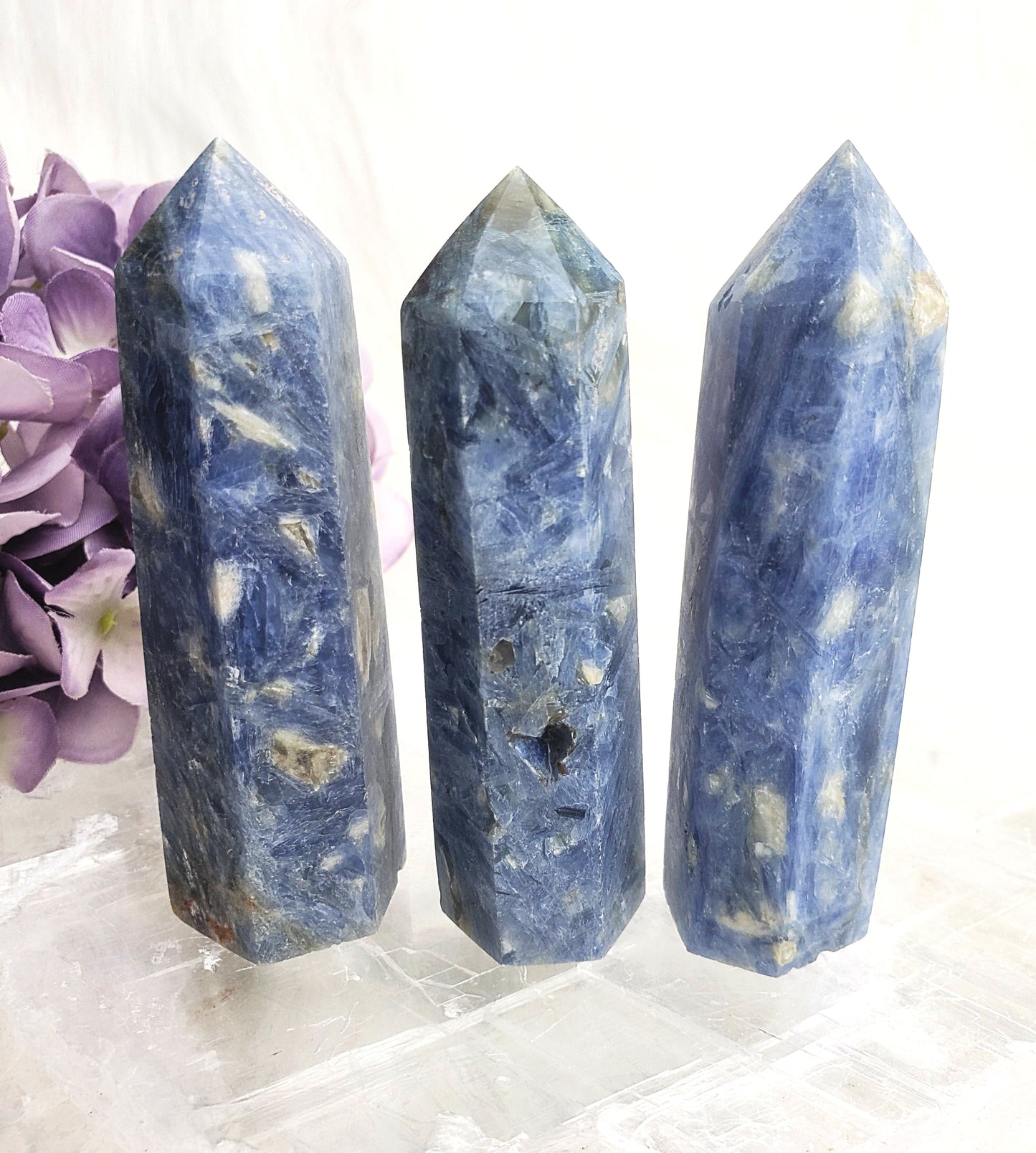 Blue Kyanite Points