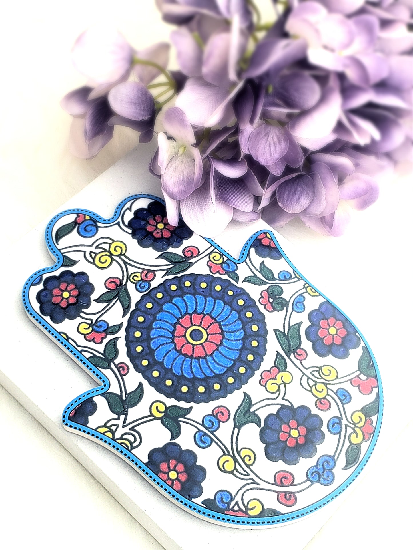 Hamsa Hand Ceramic Tiles