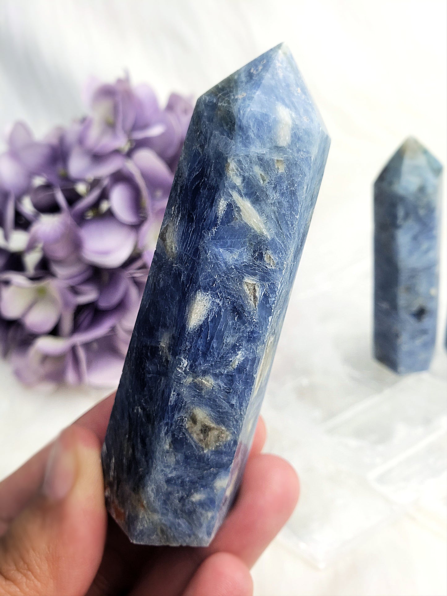 Blue Kyanite Points