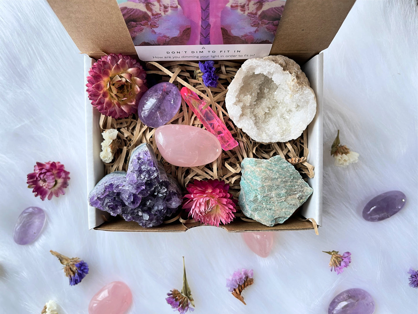 Intuited Crystal Giftbox - With free Crystal Cleansing Guide