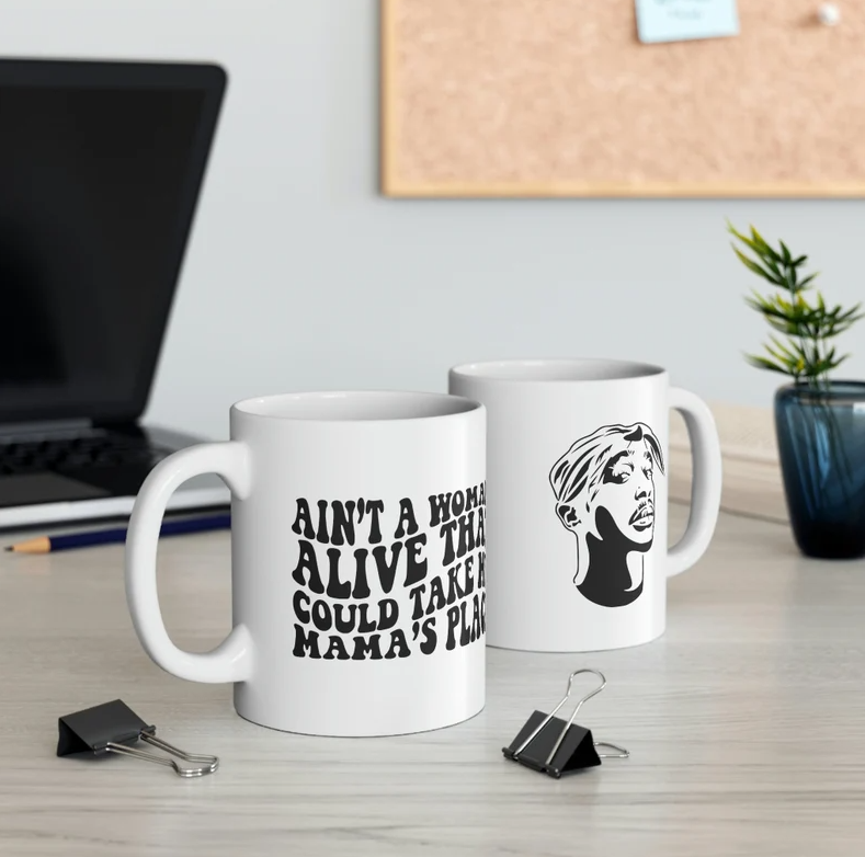 2pac DEAR MAMA mug with free printable! - THUG LIFE