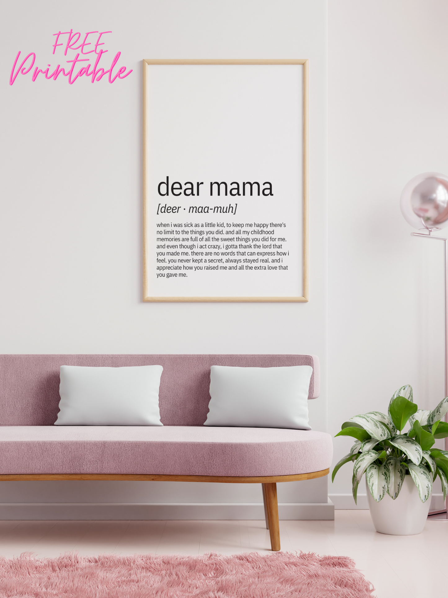 2pac DEAR MAMA mug with free printable! - THUG LIFE